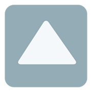 Émoji 🔼 Petit Triangle Haut sur Twitter Twemoji 1.0.