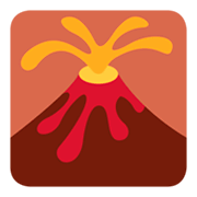 🌋 Emoji Volcán en Twitter Twemoji 1.0.