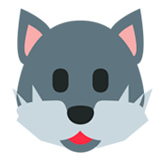 🐺 Emoji Wolf Twitter Twemoji 1.0.