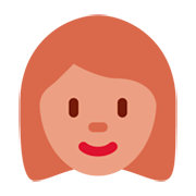 Emoji 👩 Donna su Twitter Twemoji 1.0.