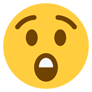Emoji 😲 Faccina Stupita su Twitter Twemoji 11.0.