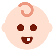 Emoji 👶🏻 Neonato: Carnagione Chiara su Twitter Twemoji 11.0.