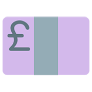 Emoji 💷 Banconota Sterlina su Twitter Twemoji 11.0.