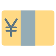 Emoji 💴 Banconota Yen su Twitter Twemoji 11.0.