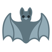 Emoji 🦇 Pipistrello su Twitter Twemoji 11.0.