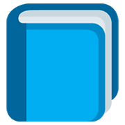 📘 Emoji blaues Buch Twitter Twemoji 11.0.