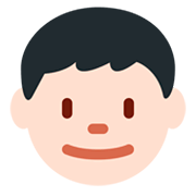 Emoji 👦🏻 Bambino: Carnagione Chiara su Twitter Twemoji 11.0.