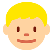 Emoji 👦🏼 Bambino: Carnagione Abbastanza Chiara su Twitter Twemoji 11.0.