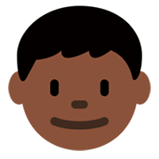 👦🏿 Emoji Niño: Tono De Piel Oscuro en Twitter Twemoji 11.0.