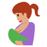 🤱🏽 Emoji Lactancia Materna: Tono De Piel Medio en Twitter Twemoji 11.0.