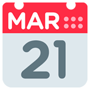 📅 Emoji Calendario en Twitter Twemoji 11.0.