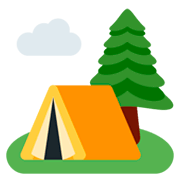 Émoji 🏕️ Camping sur Twitter Twemoji 11.0.