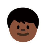 Emoji 🧒🏿 Bimbo: Carnagione Scura su Twitter Twemoji 11.0.
