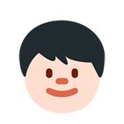 Emoji 🧒🏻 Bimbo: Carnagione Chiara su Twitter Twemoji 11.0.