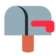 📪 Emoji geschlossener Briefkasten ohne Post Twitter Twemoji 11.0.