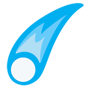 Emoji ☄️ Cometa su Twitter Twemoji 11.0.