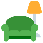 🛋️ Emoji Sofa und Lampe Twitter Twemoji 11.0.