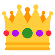 Emoji 👑 Corona su Twitter Twemoji 11.0.