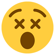 Emoji 😵 Faccina Frastornata su Twitter Twemoji 11.0.