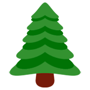 🌲 Emoji árbol De Hoja Perenne en Twitter Twemoji 11.0.