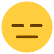 Emoji 😑 Faccina Inespressiva su Twitter Twemoji 11.0.
