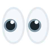 Emoji 👀 Occhi su Twitter Twemoji 11.0.