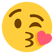 Emoji 😘 Faccina Che Manda Un Bacio su Twitter Twemoji 11.0.