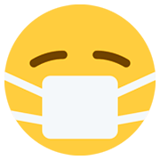 😷 Emoji Rosto Com Máscara Médica na Twitter Twemoji 11.0.