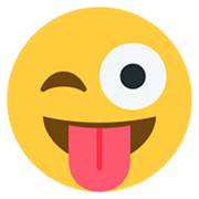 😜 Emoji zwinkerndes Gesicht mit herausgestreckter Zunge Twitter Twemoji 11.0.