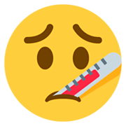 Emoji 🤒 Faccina Con Termometro su Twitter Twemoji 11.0.