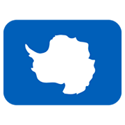 🇦🇶 Emoji Bandera: Antártida en Twitter Twemoji 11.0.