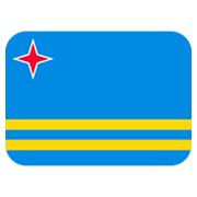 🇦🇼 Emoji Bandera: Aruba en Twitter Twemoji 11.0.