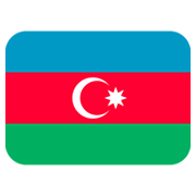 🇦🇿 Emoji Bandera: Azerbaiyán en Twitter Twemoji 11.0.