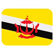 🇧🇳 Emoji Bandera: Brunéi en Twitter Twemoji 11.0.