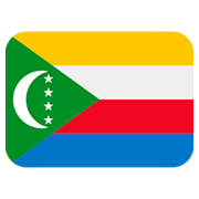 🇰🇲 Emoji Bandera: Comoras en Twitter Twemoji 11.0.