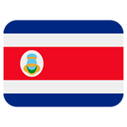 🇨🇷 Emoji Flagge: Costa Rica Twitter Twemoji 11.0.