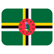 🇩🇲 Emoji Flagge: Dominica Twitter Twemoji 11.0.