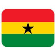 🇬🇭 Emoji Bandera: Ghana en Twitter Twemoji 11.0.