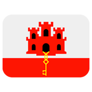 🇬🇮 Emoji Flagge: Gibraltar Twitter Twemoji 11.0.