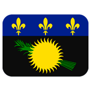🇬🇵 Emoji Flagge: Guadeloupe Twitter Twemoji 11.0.