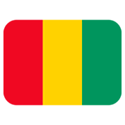 🇬🇳 Emoji Bandera: Guinea en Twitter Twemoji 11.0.