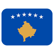 🇽🇰 Emoji Bandera: Kosovo en Twitter Twemoji 11.0.