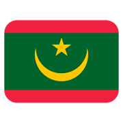 🇲🇷 Emoji Bandera: Mauritania en Twitter Twemoji 11.0.