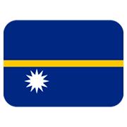 🇳🇷 Emoji Bandera: Nauru en Twitter Twemoji 11.0.