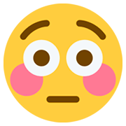 Emoji 😳 Faccina Imbarazzata su Twitter Twemoji 11.0.