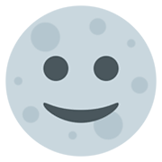 🌝 Emoji Vollmond mit Gesicht Twitter Twemoji 11.0.