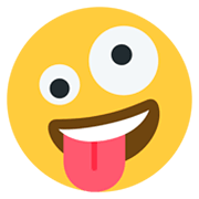 🤪 Emoji irres Gesicht Twitter Twemoji 11.0.
