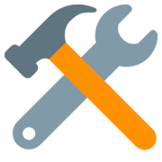 🛠️ Emoji Hammer und Schraubenschlüssel Twitter Twemoji 11.0.