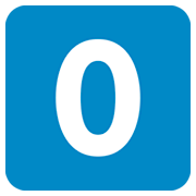 Emoji 0️⃣ Tasto: 0 su Twitter Twemoji 11.0.