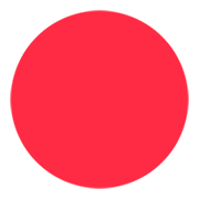 🔴 Emoji Círculo Rojo Grande en Twitter Twemoji 11.0.